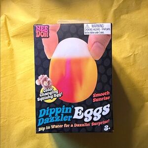 Nee Doh Dippin' Dazzler Eggs - Smooth Sunrise